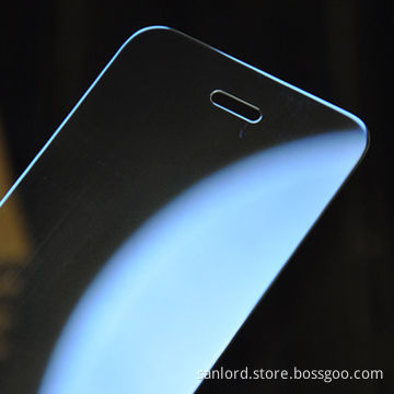 Colorful Electroplate Tempered-glass Screen Guards for iPhone 5, 5s, Anti-scratch